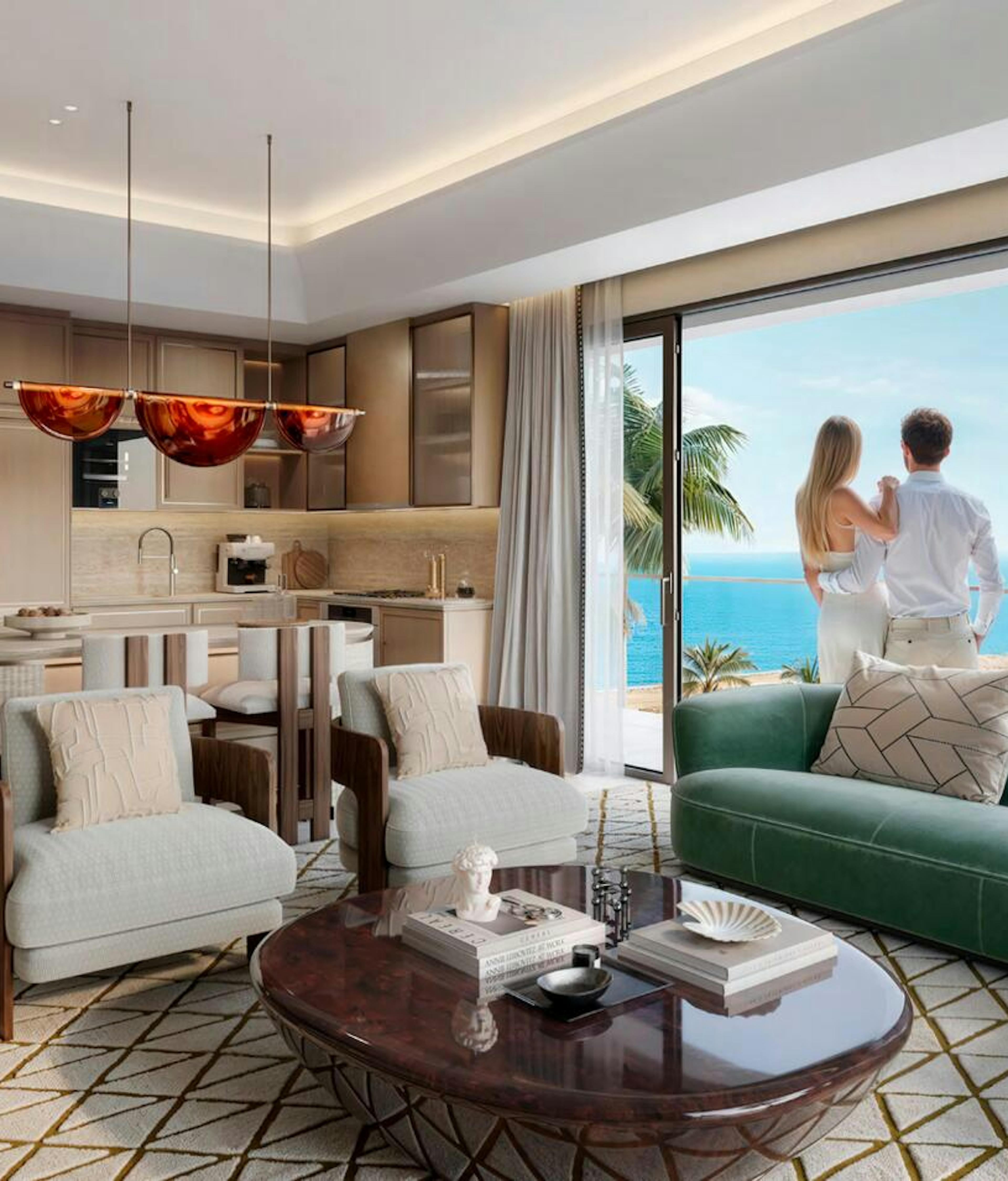 Fairmont Residences Living Area