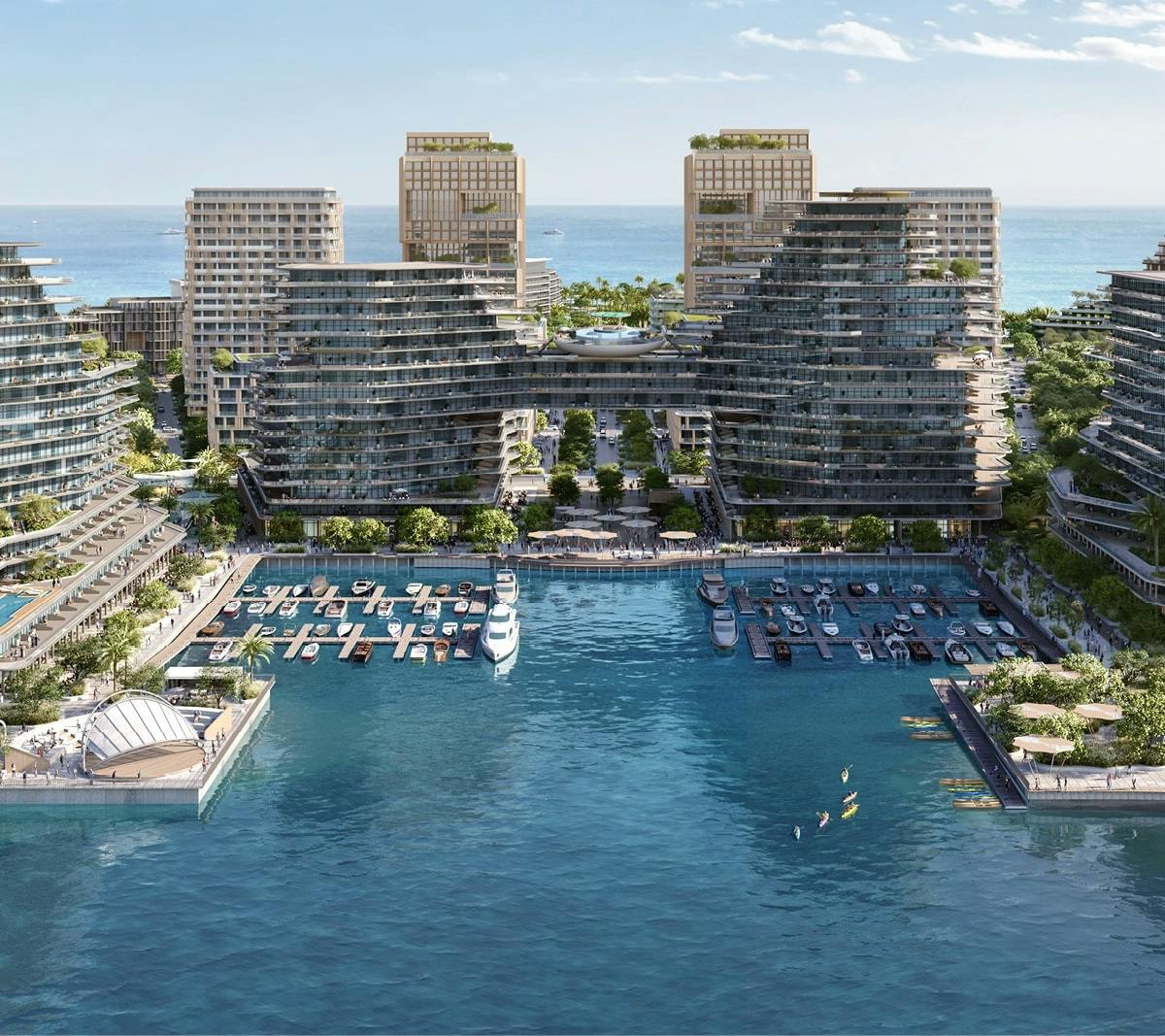 Mina Wharf Aerial View