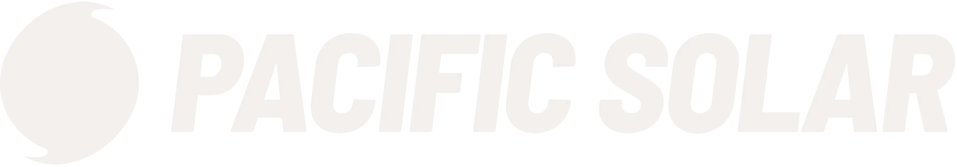 Pacific Solar logo.