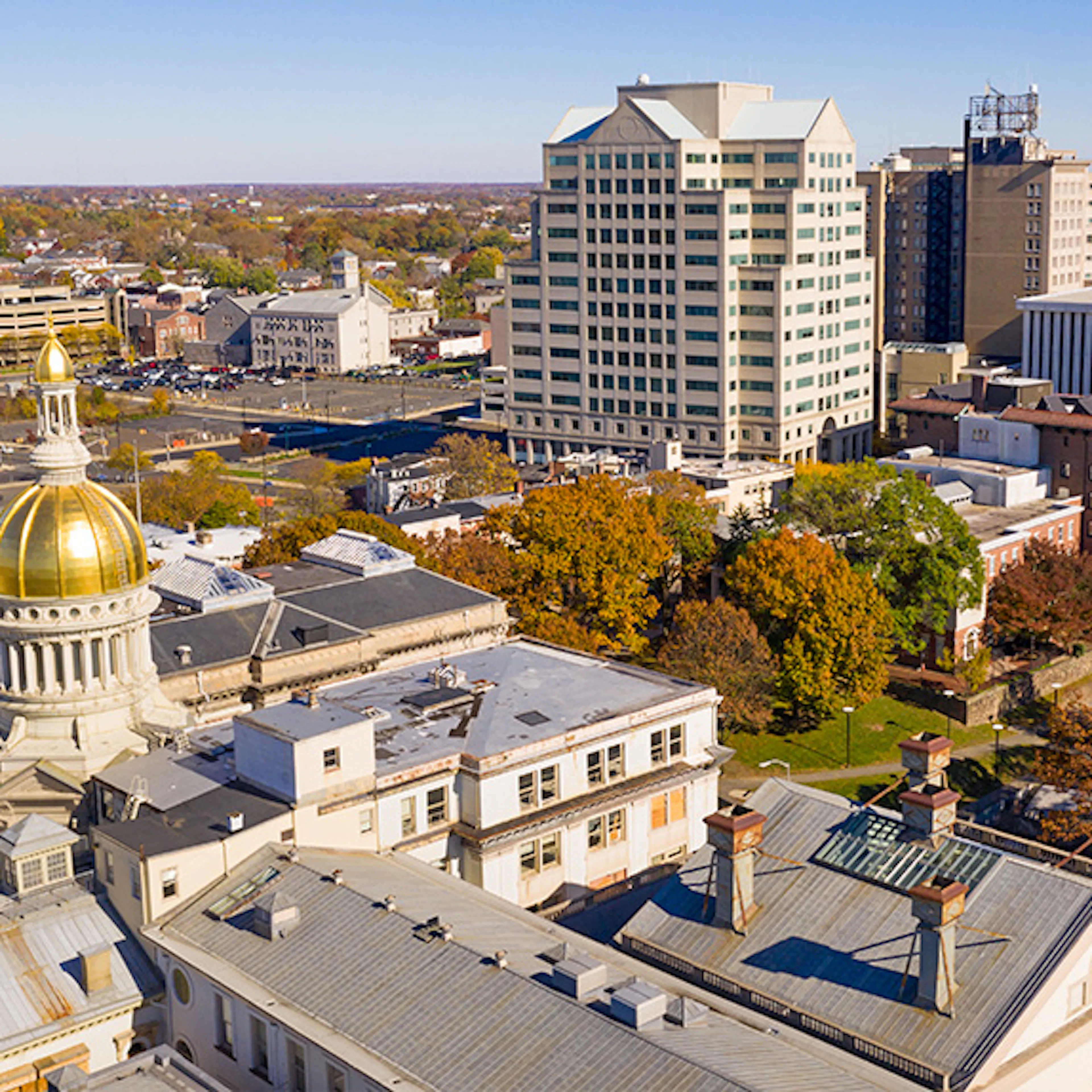 New Jersey state capitol building.
