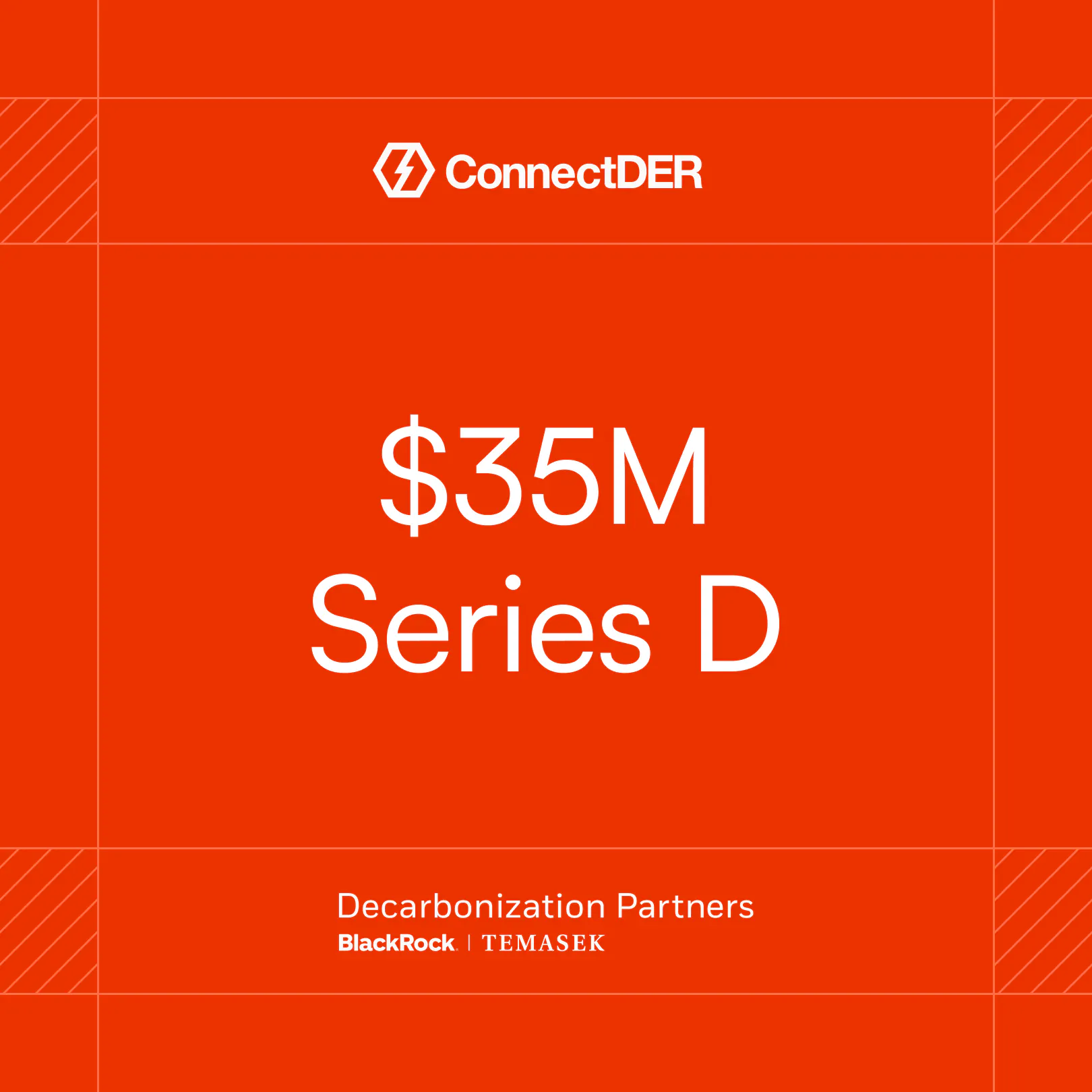 ConnectDER secures Series D funding round from BlackRock's Decarbonization Partners.