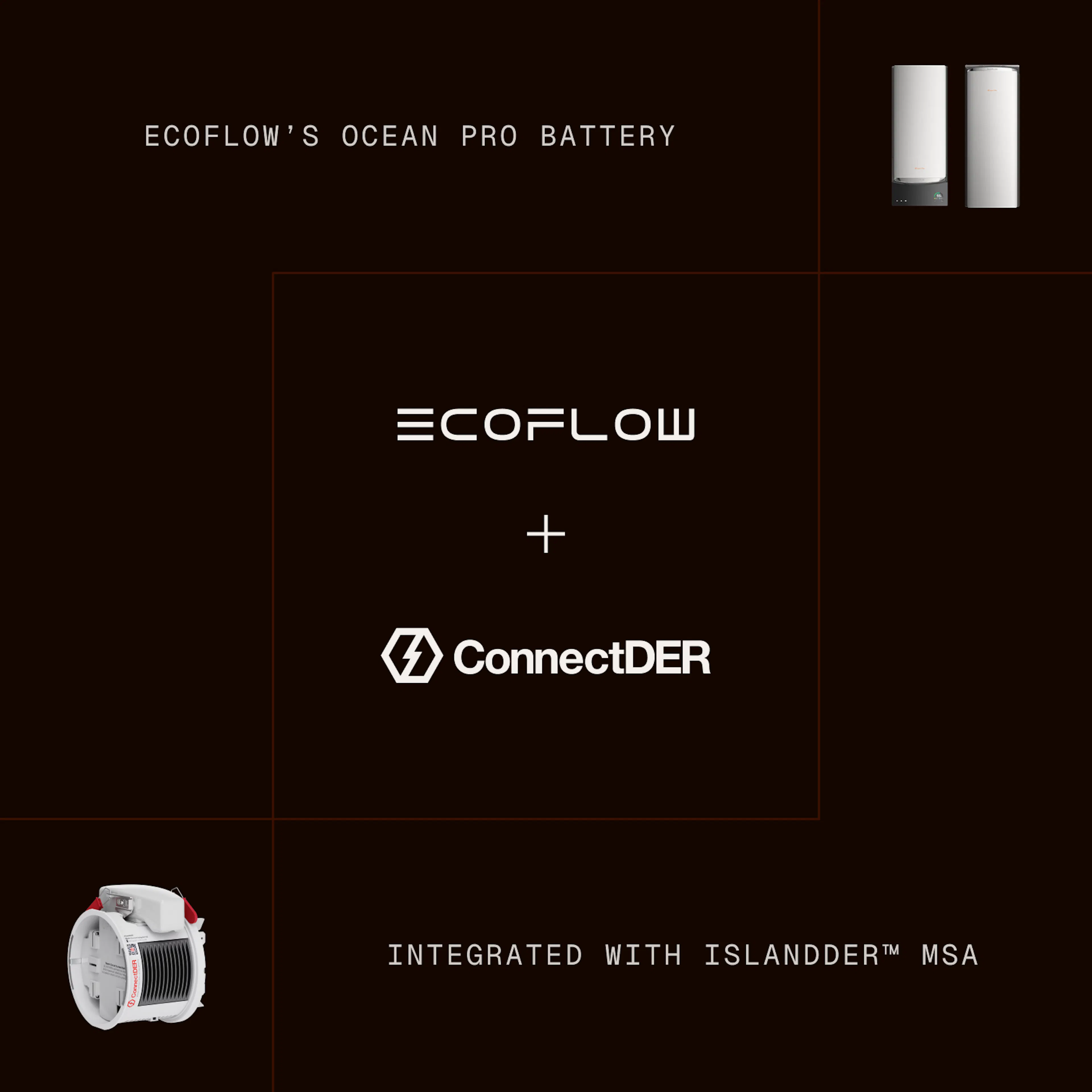 ConnectDER Expands Installer Optionality With EcoFlow OCEAN Pro Integration For Its IslandDER™ Meter Socket Adapter