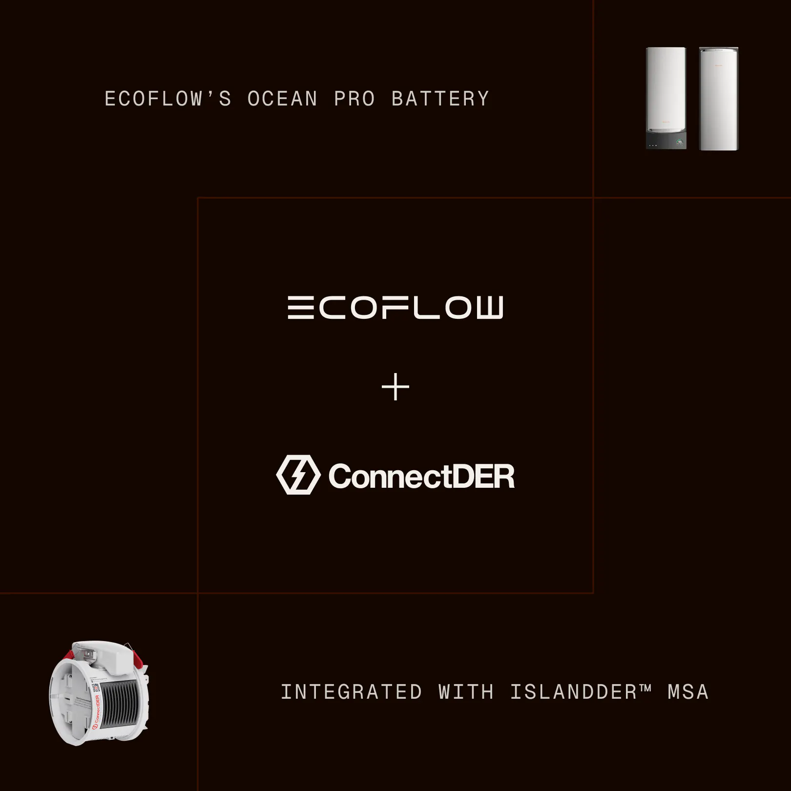 ConnectDER Expands Installer Optionality With EcoFlow OCEAN Pro Integration For Its IslandDER™ Meter Socket Adapter