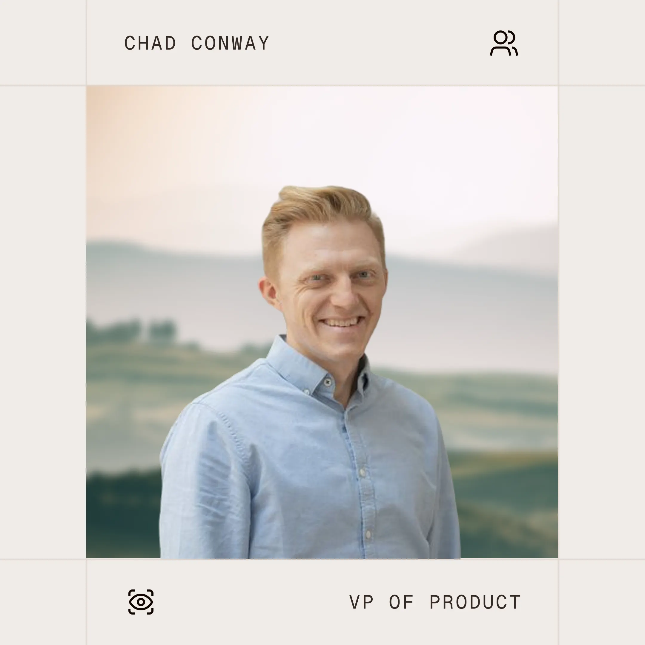 Chad Conway, ConnectDER VP of Product