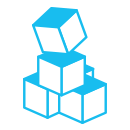 Relationship Building Icon - Blocks Stacked