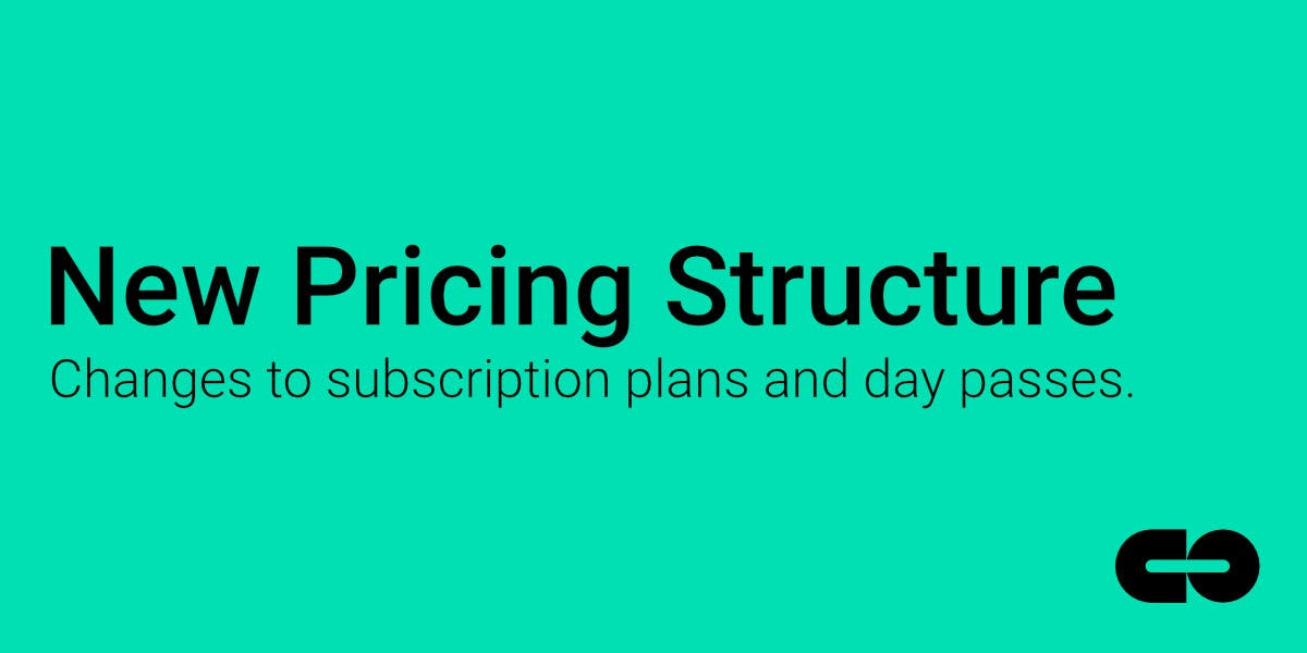 New pricing structure banner image