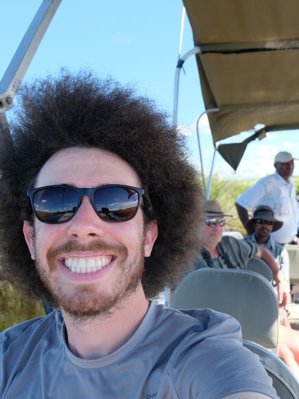 Tomer Admon: profile photo on a boat