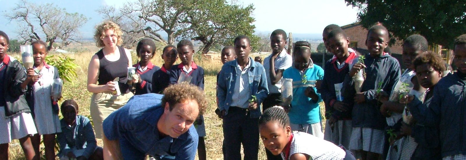 Nholwasi Community Project, preparing the ground for vegetables