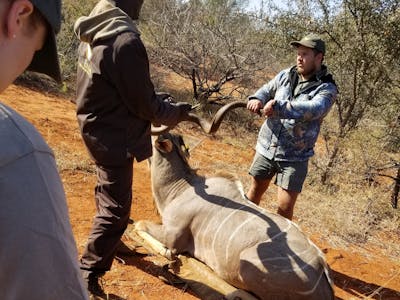 Darrius Upshaw: relocating a sedated antelope