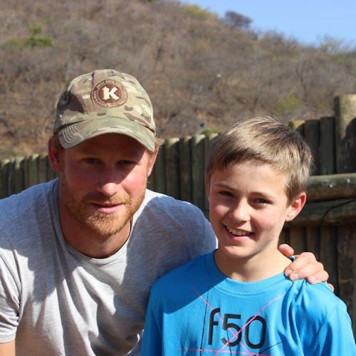 Prince Harry at Care for Wild