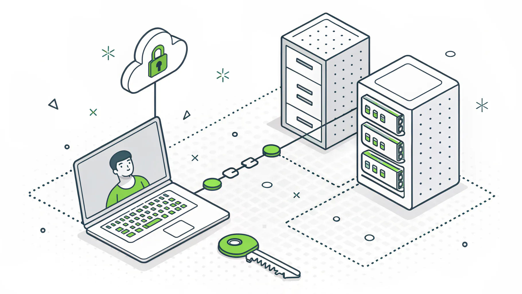 Adversary-in-the-middle attack intercepting a session token between user and server