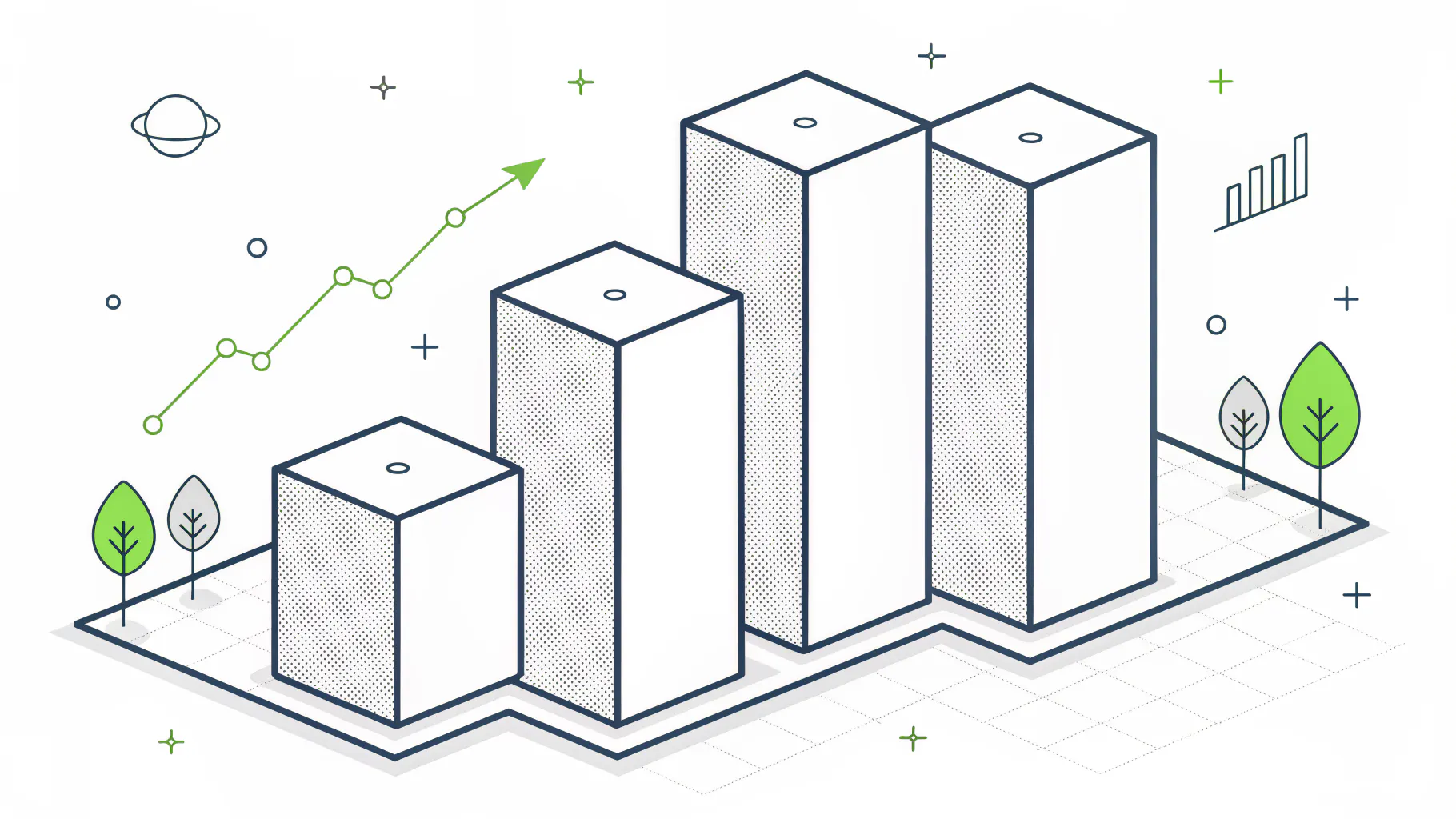 Four stages of a data classification rollout, each stage more structured than the one before