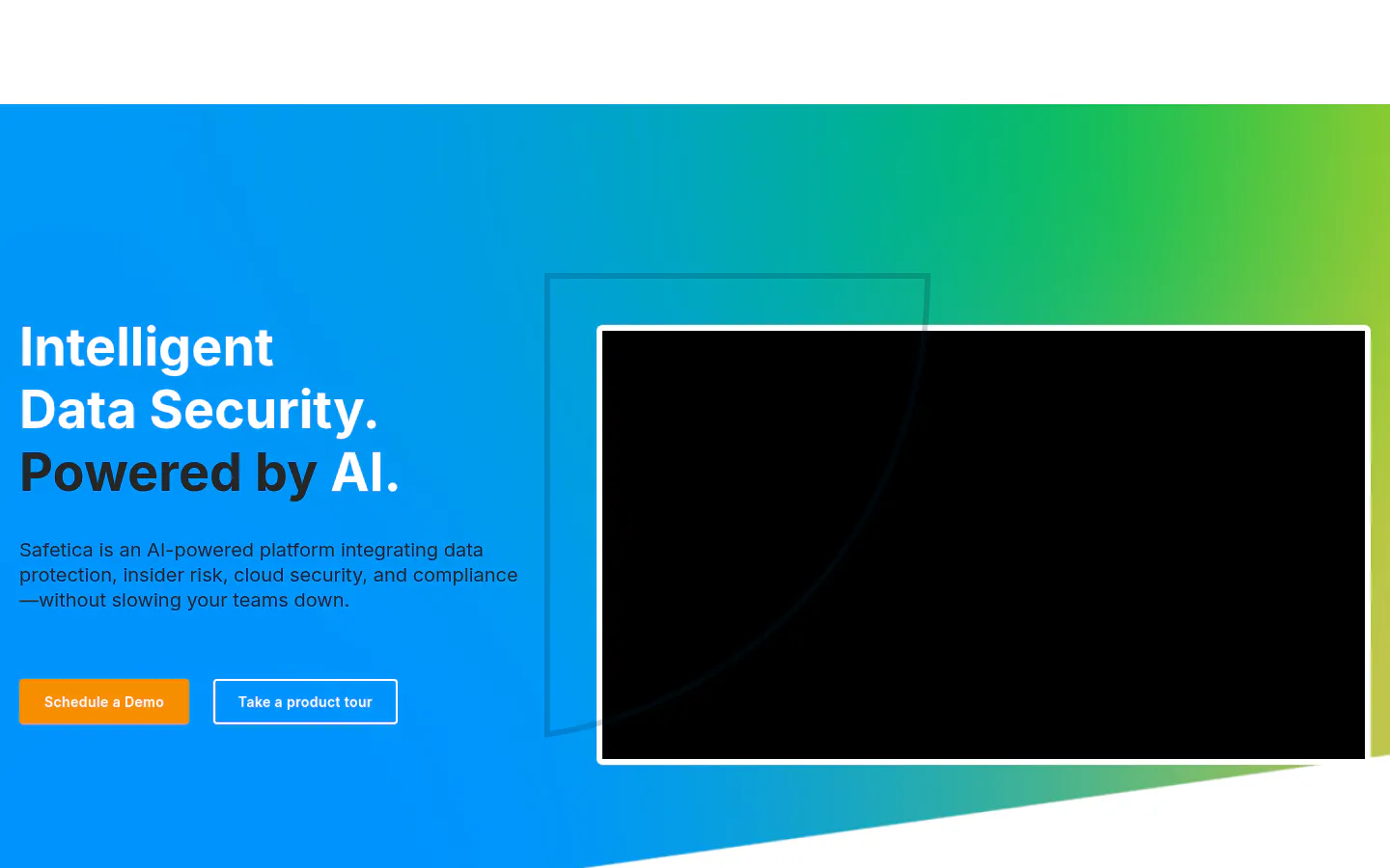 Safetica data loss prevention software homepage
