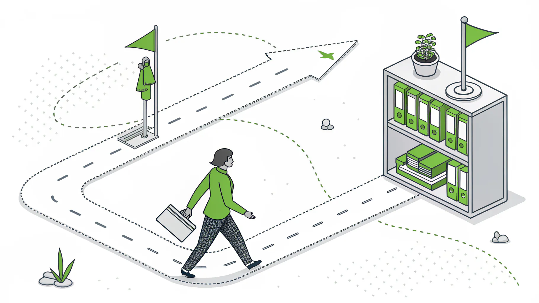 A roadmap that gets executed next to a plan left sitting in a folder