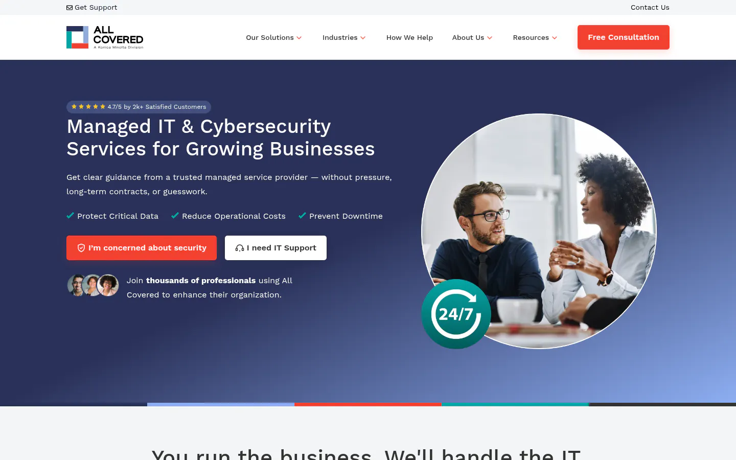 All Covered homepage, captured August 2026