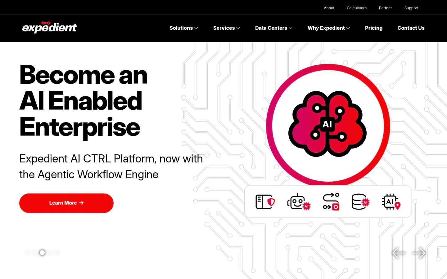 Expedient disaster recovery as a service, homepage
