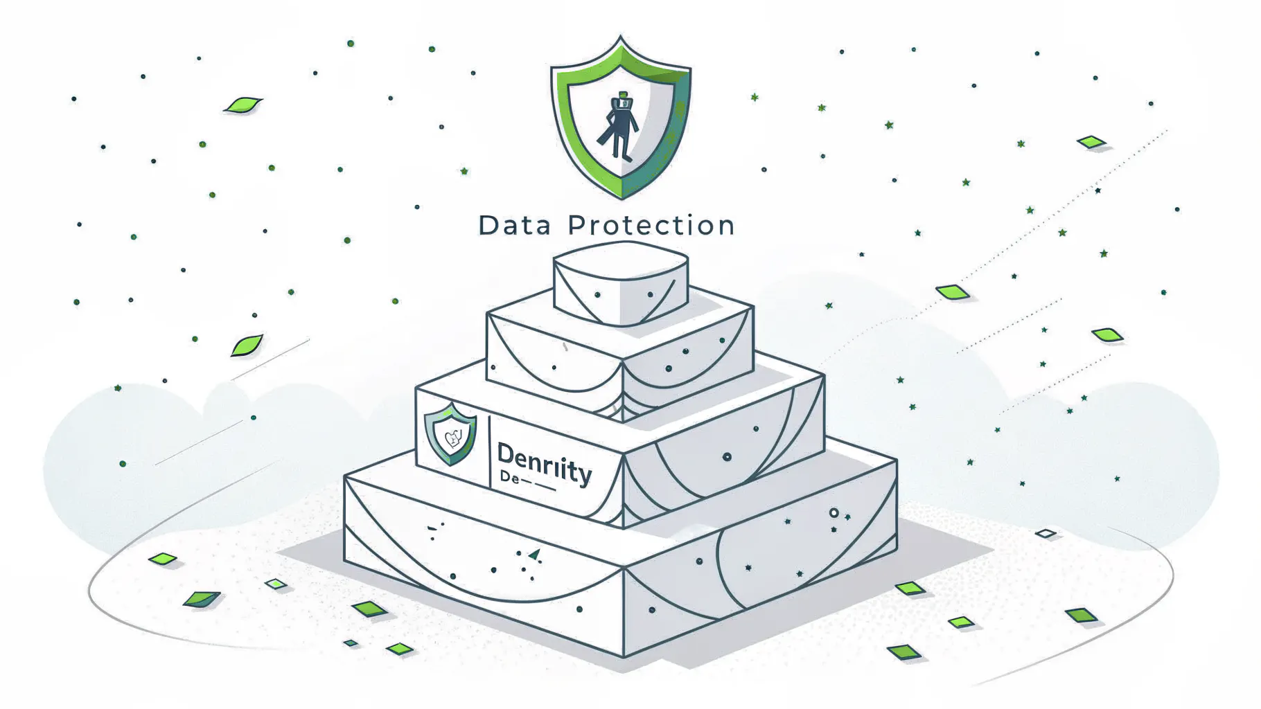 Diagram of cloud security tool layers from identity to data protection