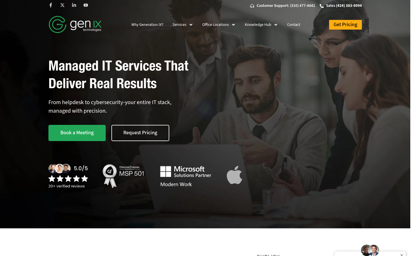 Generation IX homepage, captured October 22, 2026