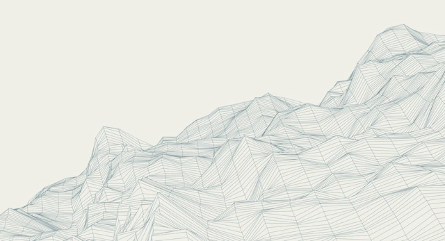High tech terrain graphic