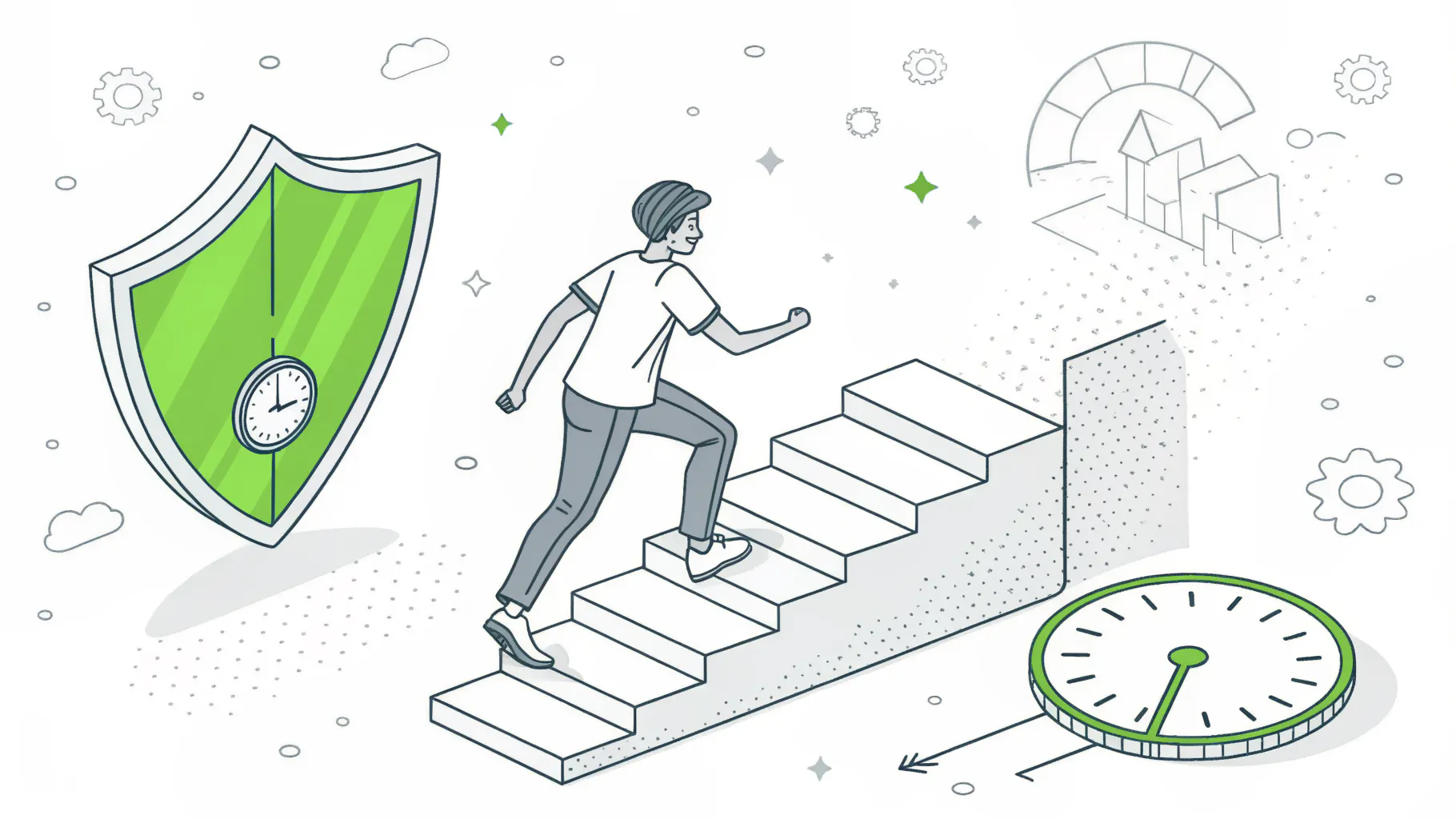 Cybersecurity maturity tiers climbing toward a stronger security posture