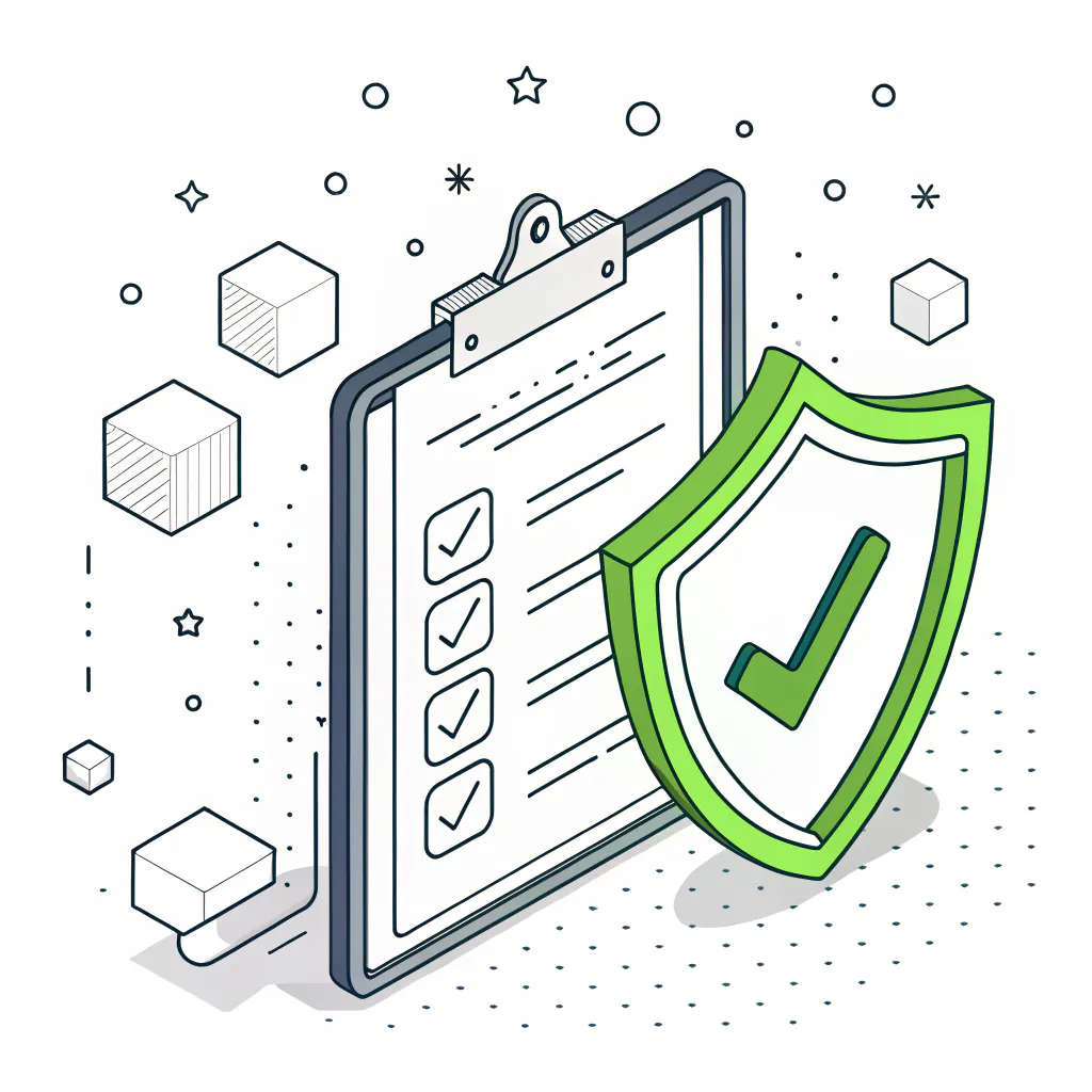 Checklist and shield representing whether penetration testing is the right fit
