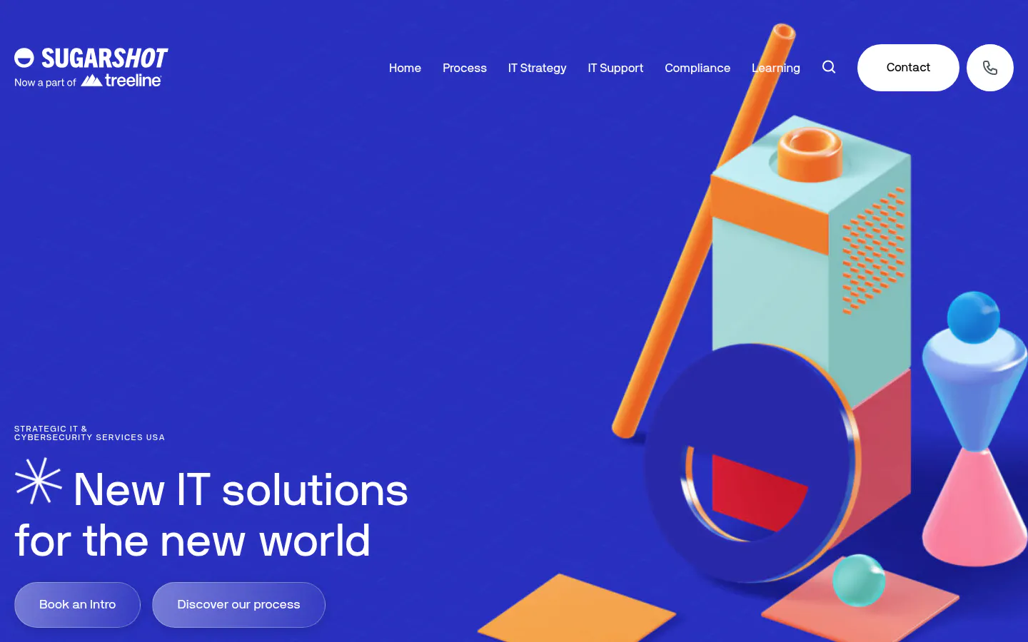 SugarShot managed IT services in Los Angeles, homepage