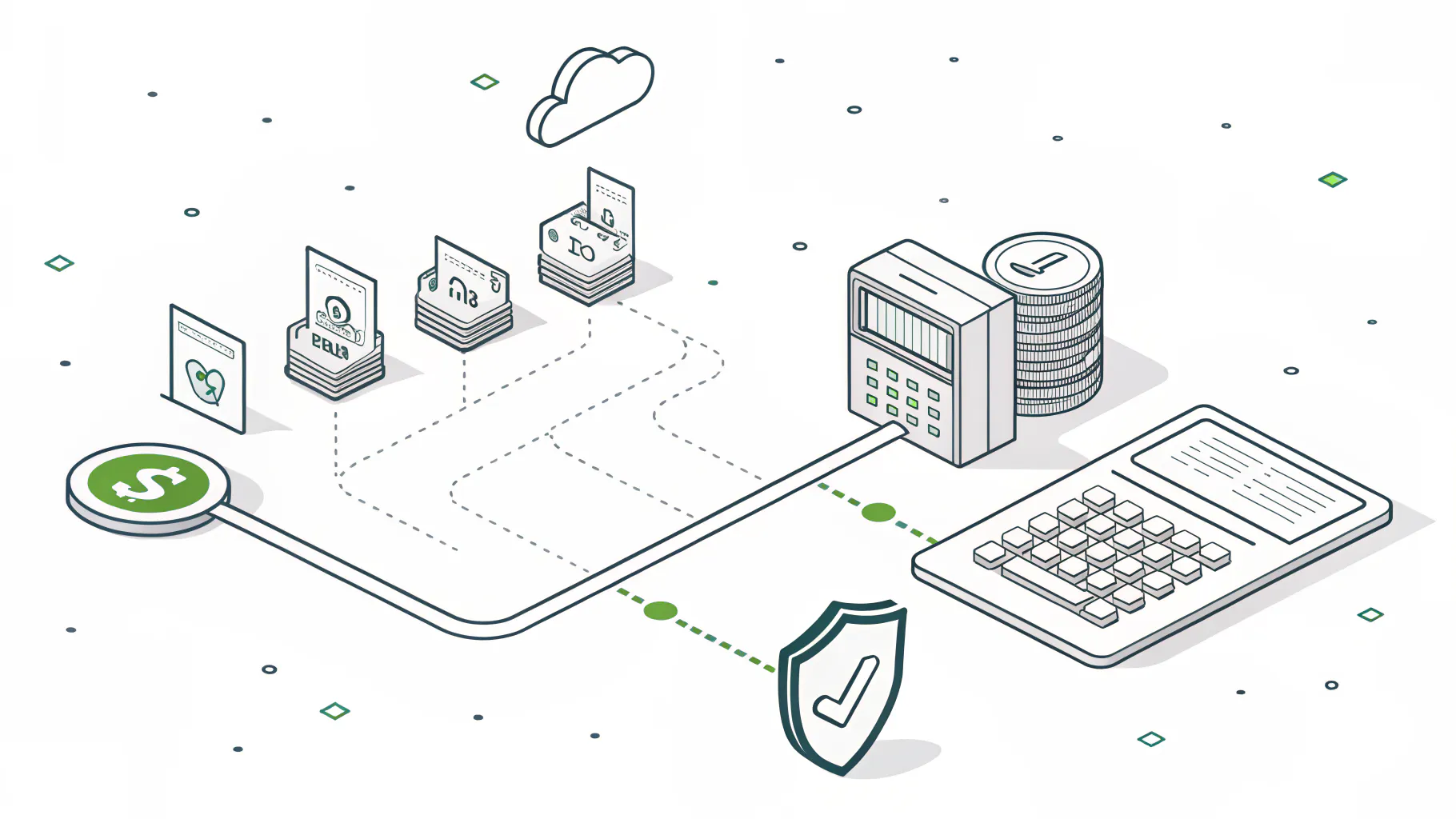Four-step framework for estimating cloud migration cost, starting with mapping servers and modeling the monthly run rate