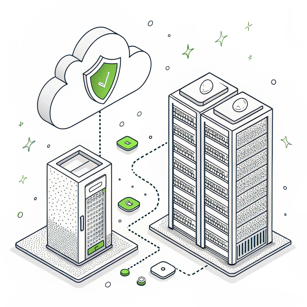 Managed IaaS versus self-managed cloud, two-path illustration