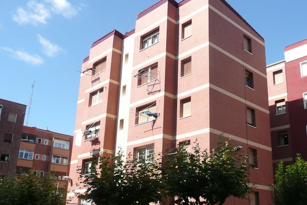 Candiwall Brick Slip System on a block of flats