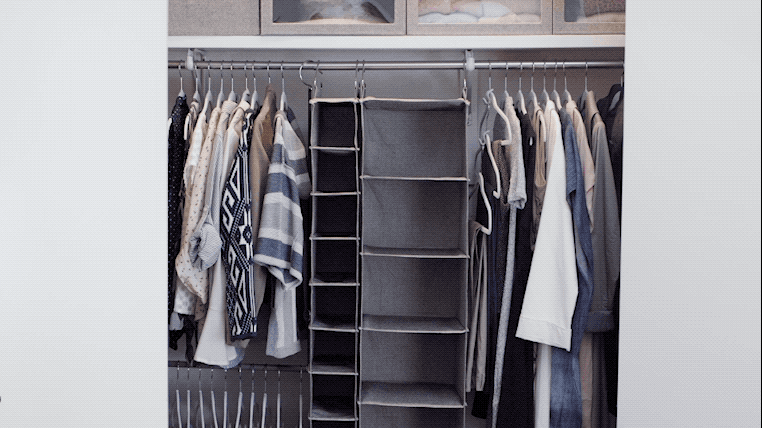 How To Maximize Space In A Small Closet, Easy Fit Closet Storage