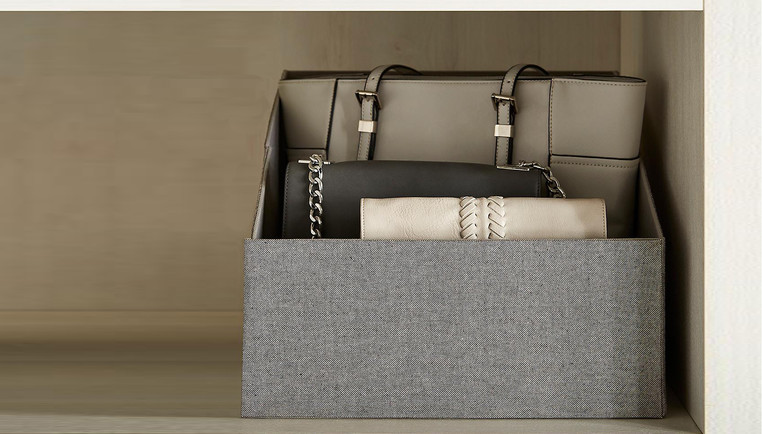 small space bag storage solutions