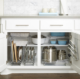 Under the sink storage never looked so good 😍, The Container Store