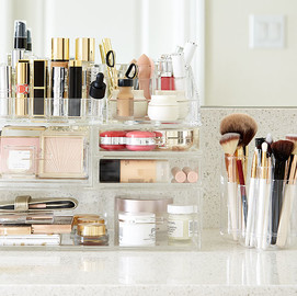 container store bathroom counter organizer