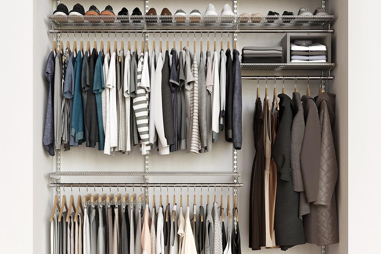 How to Organize your Closet with the Elfa System - Style + Dwell