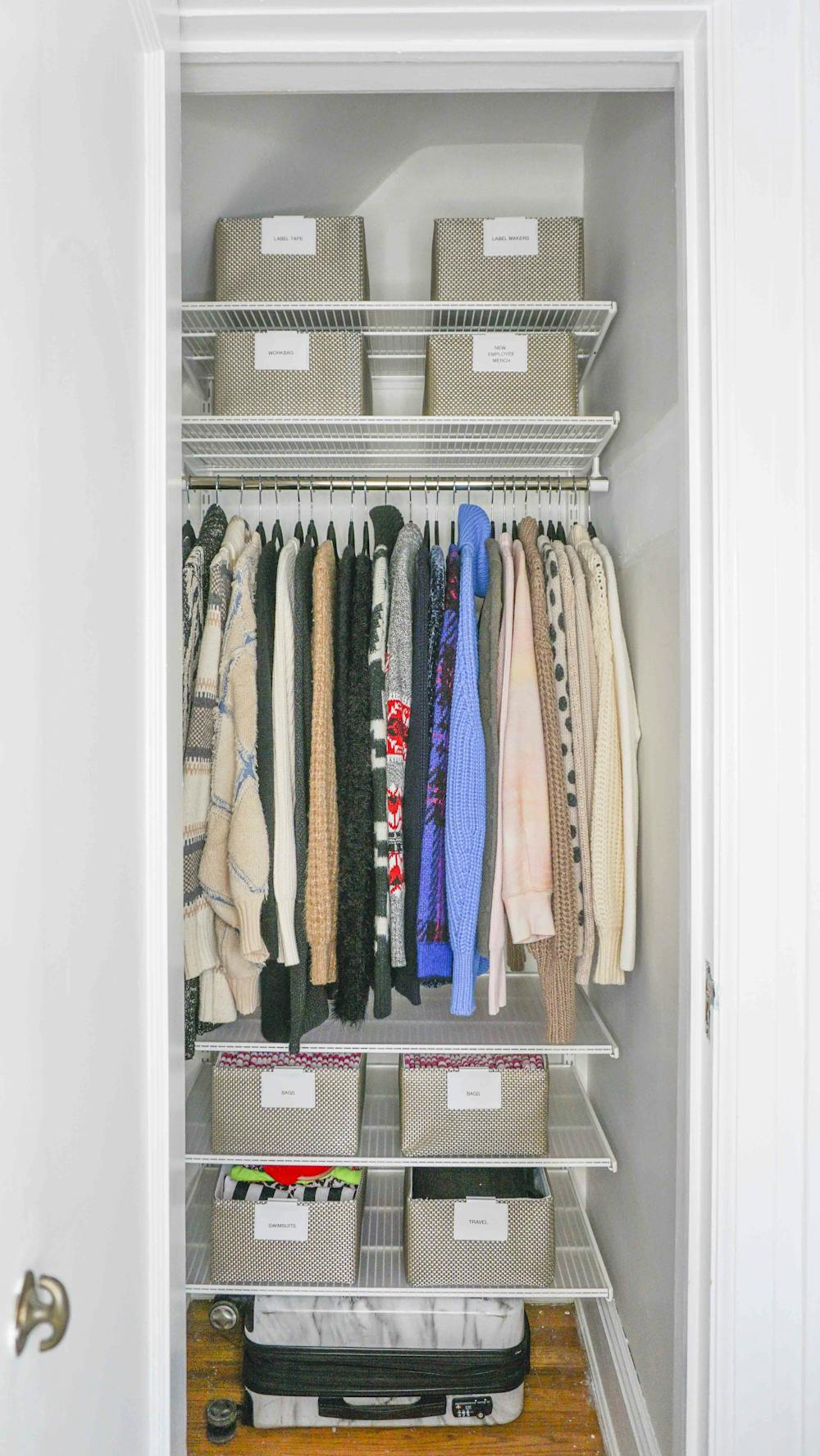 How to Organize your Closet with the Elfa System - Style + Dwell