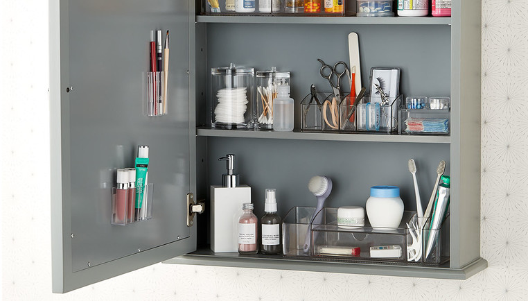 container store bathroom counter organizer