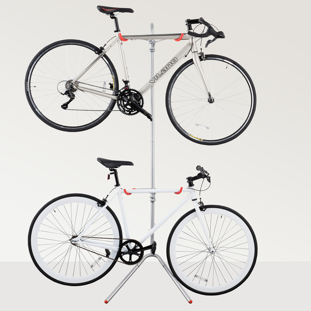 2 bike gravity stand