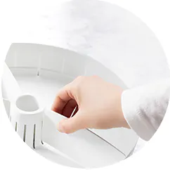 Customize with adjustable dividers