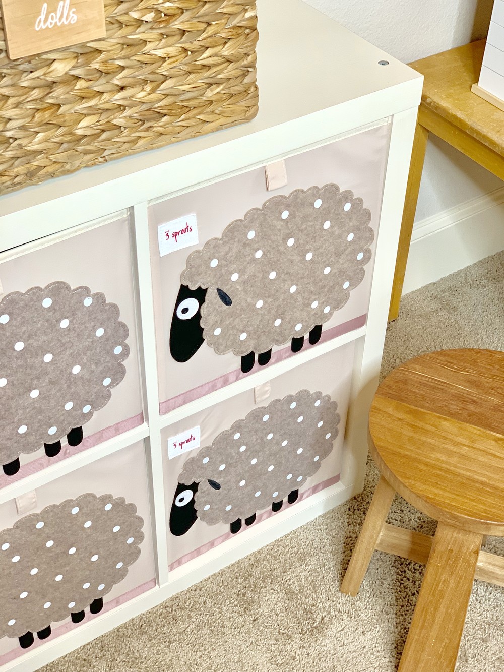 3 Sprouts Storage Box, Sheep Neat Freak McKinney's Play Room 3 Sprouts Storage Box, Sheep Neat Freak McKinney's Play Room