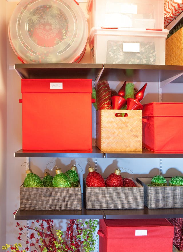 Christmas Storage with The Container Store - The Glamorous Gal