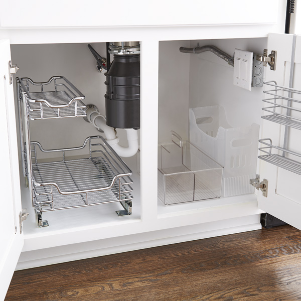 Under Kitchen Sink Cabinet Storage, Storage Solutions For Under Sink