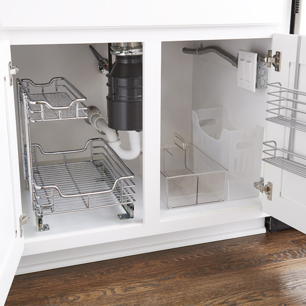 How to Organize the Cabinet Under the Kitchen Sink