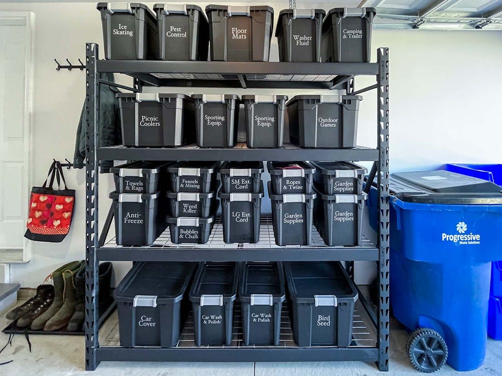 Weatherproof Garage Storage Bins  Scottsdale Home Organizer Favorites —  Abbsolutely Organized