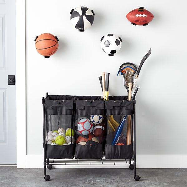 How To Organize Sports Gear Balls The Container Store