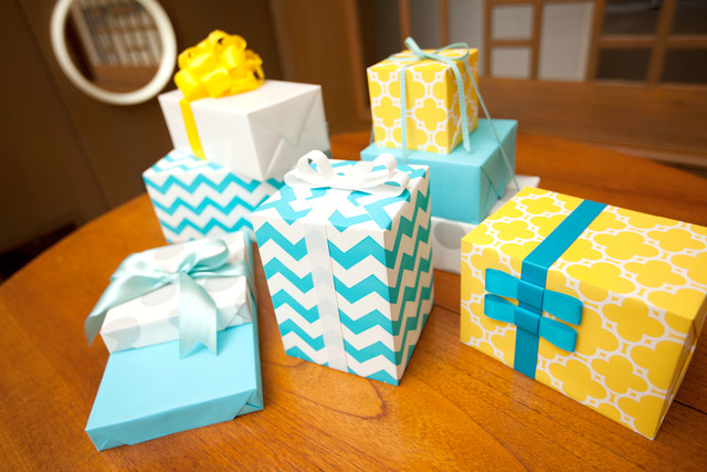 Wrap with us store baby shower favors