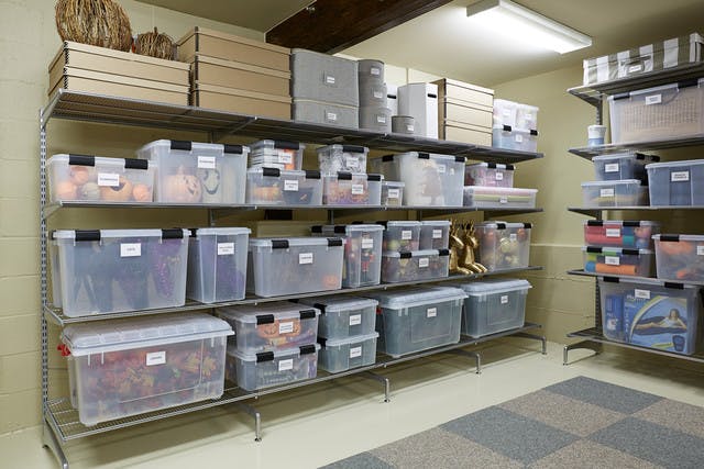 Basement Storage Shelves