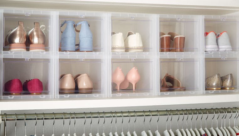 How To Organize Shoes Shoe Organization Ideas The Container Store