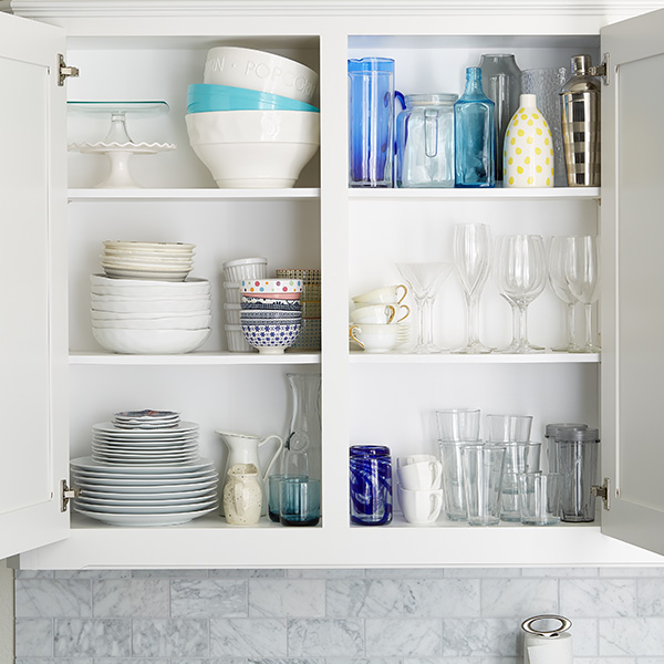 Best Way To Organize Kitchen Cabinets, How To Arrange Dishes In Kitchen Cabinets