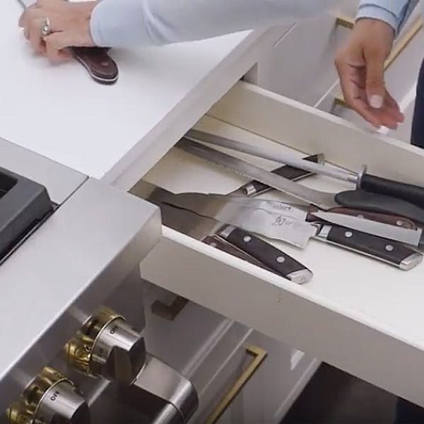 How To Organize A Knife Drawer The Container Store