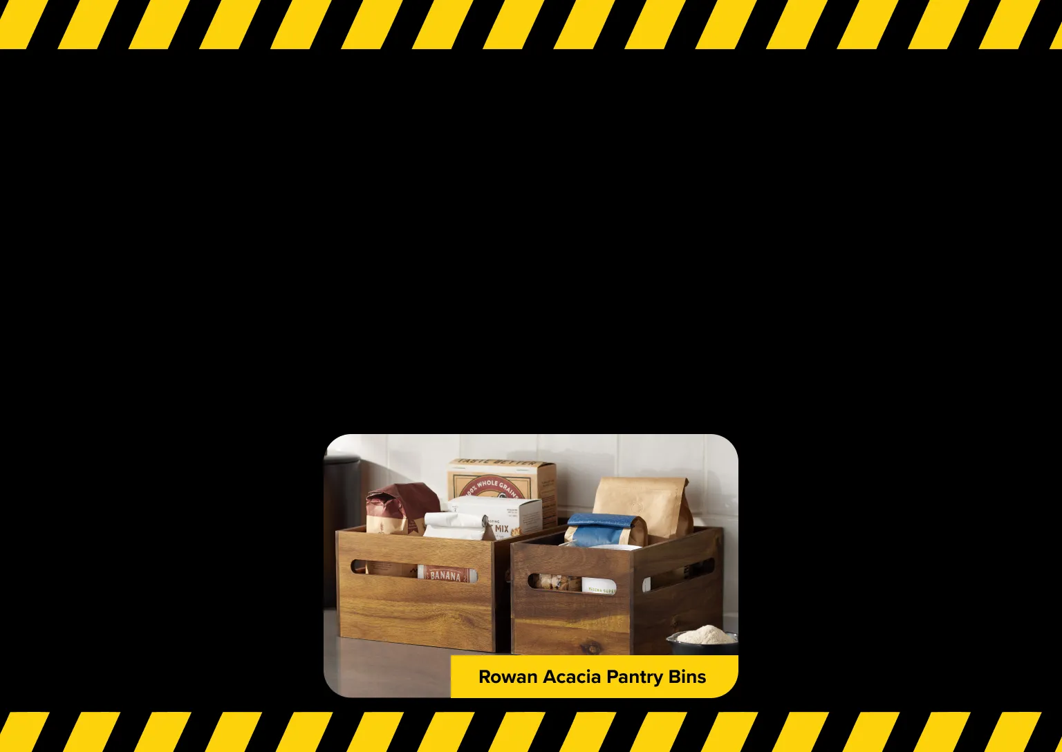Rowan Acacia Pantry Bins
